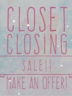 Closet Closing Sale